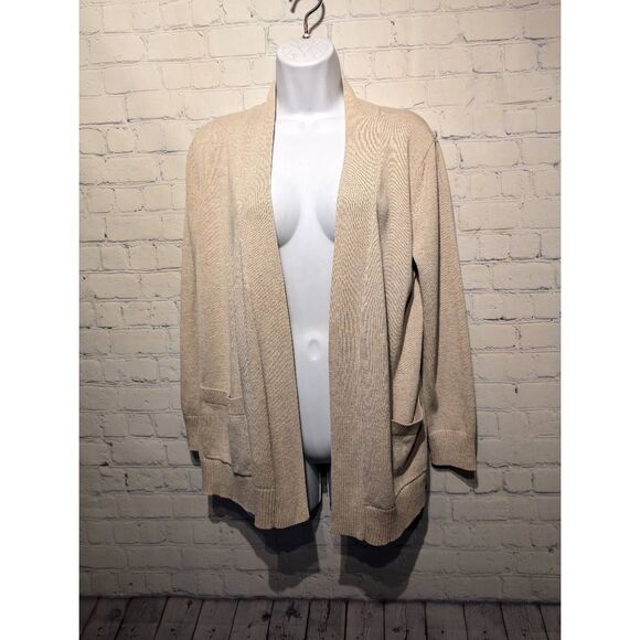 Laura Scott no closure lightweight cardigan large - Picture 1 of 4